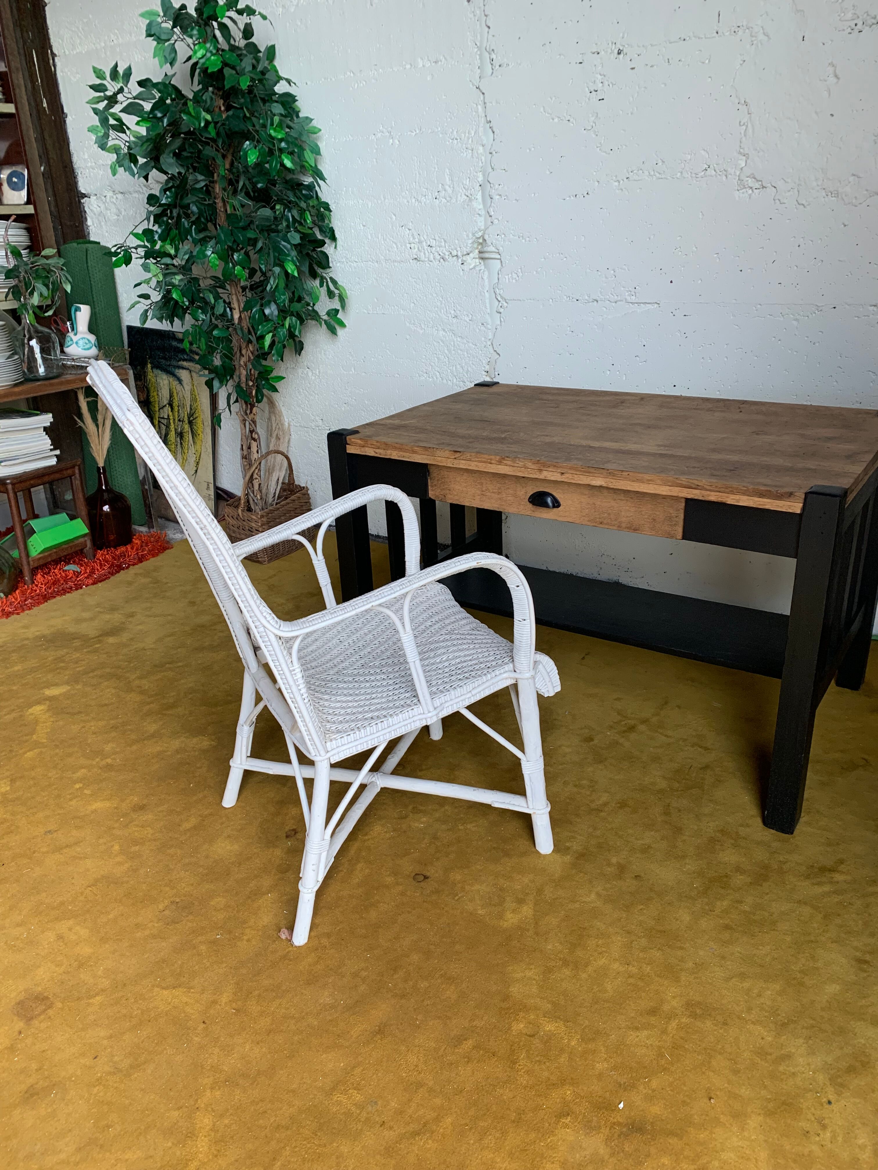 Rattan armchair from the 70s