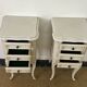 Pair of antique Louis XV style bedside tables, 3 drawers