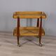 Vintage 1950s Wooden Food Service Cart, Designed by Carlo Ratti