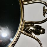 Curved witch eye mirror, 50s / 60s - 46cm