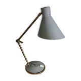 Gray metal diabolo lamp, 1950