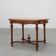 Table d'appoint en chêne de style Empire français avec détails dorés, vers 1900