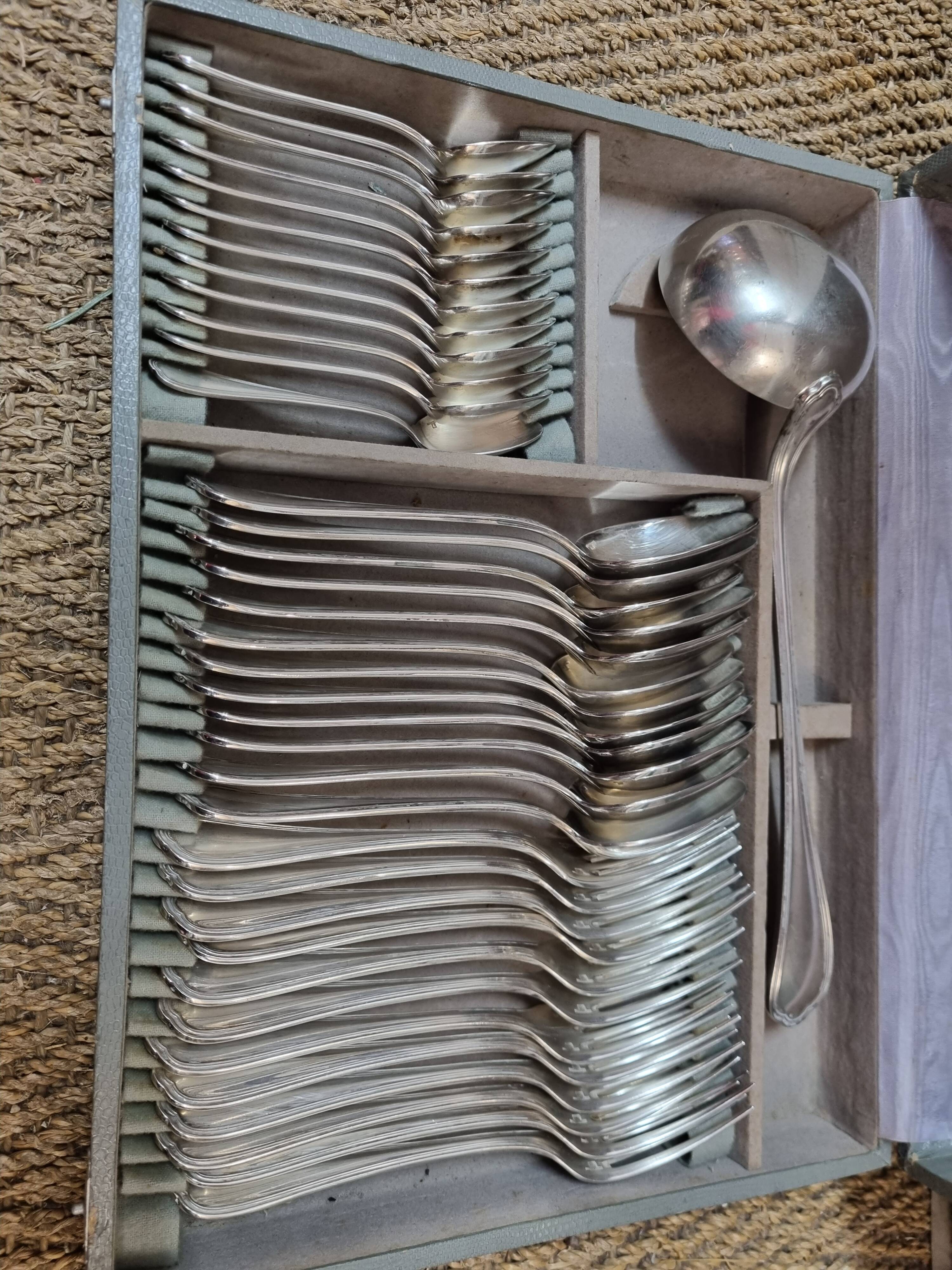 Cutlery set Christofle model Spatours silver