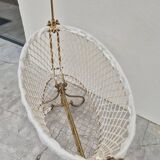 19th century brass rocking cradle from a castle