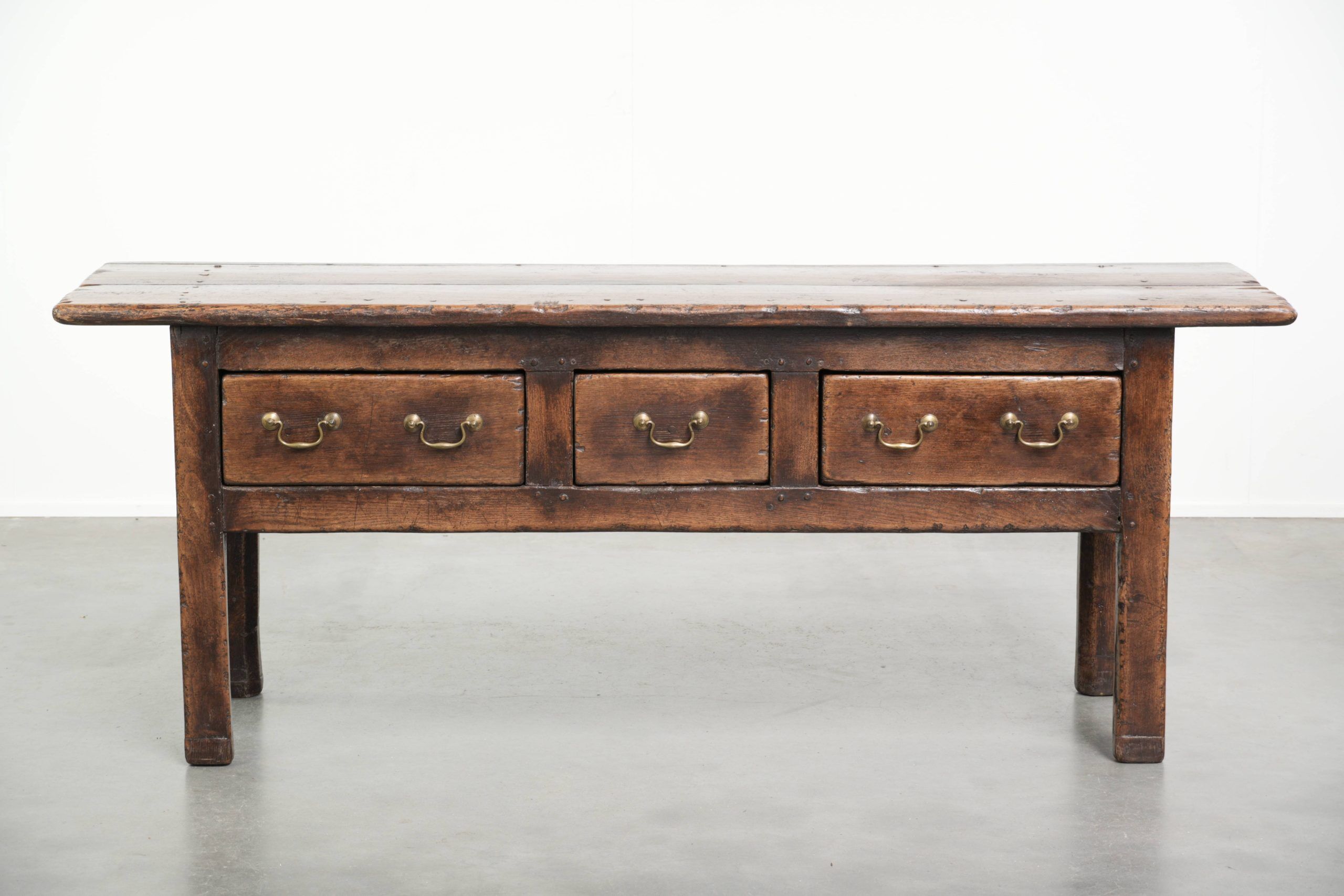 Antique sideboard in English style 19th century with a rural appearance