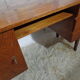 Scandinavian vintage office of the 60s light oak
