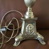 Pique cierge monté en lampe