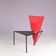 1980s Post modern chair red/black Netherlands