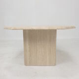 Italian Travertine Coffee Table, 1980's