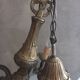 Bronze chandelier.