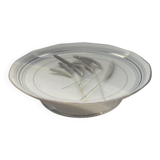 Shallow dish centrepiece French porcelain M&S silver trim