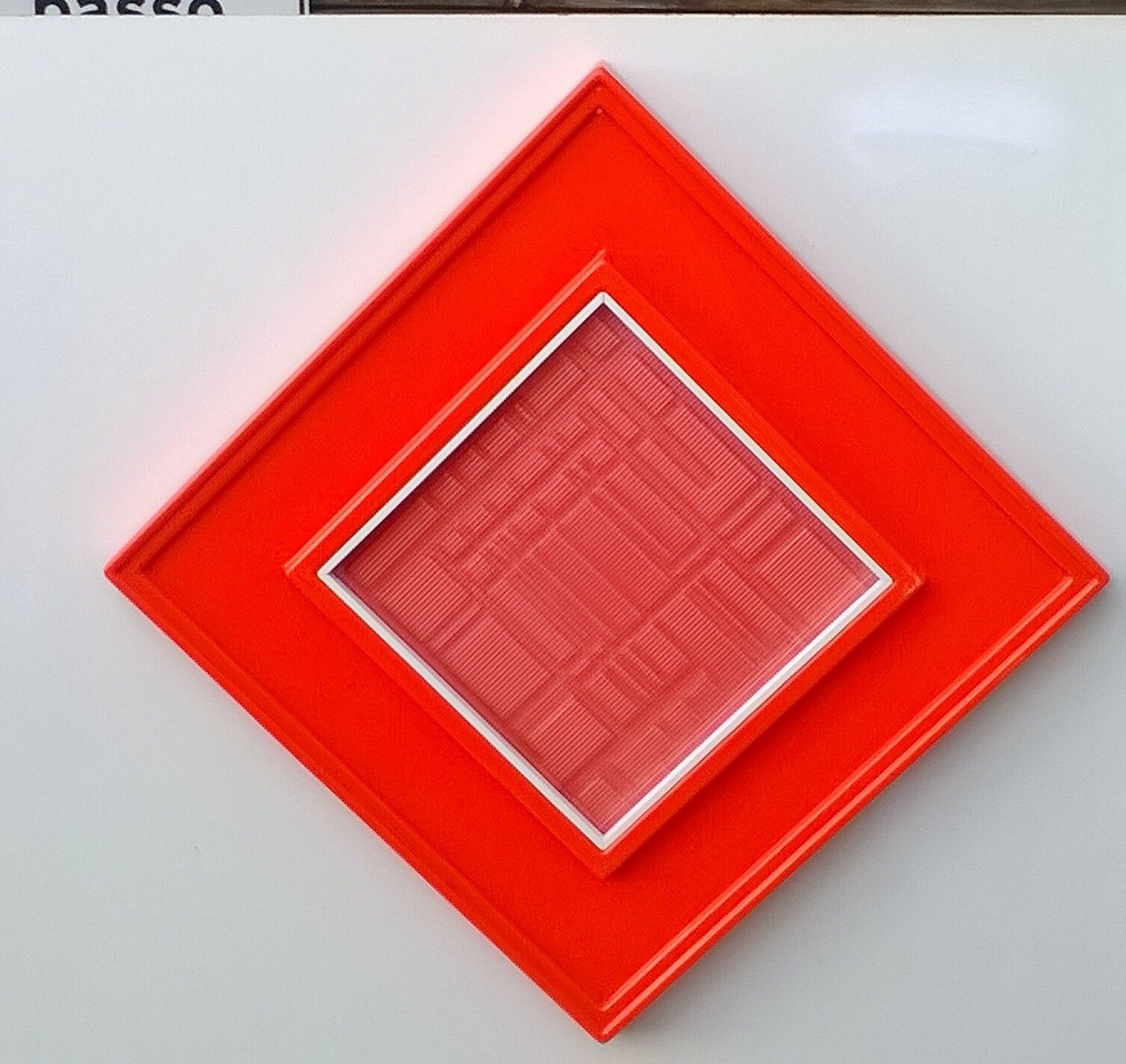 Urano Palma, cinetic plastic panels, 1968, set of 3.