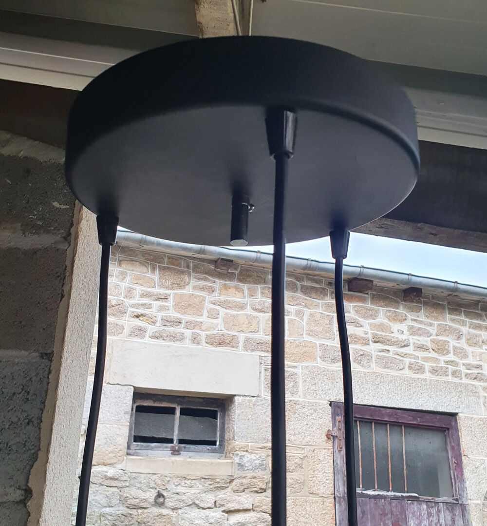 Raak waterfall suspension, Amsterdam, chrome and glass, 70s