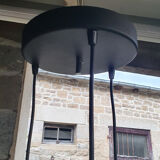 Raak waterfall suspension, Amsterdam, chrome and glass, 70s