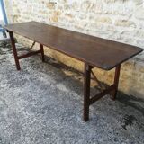 Folding brewery table
