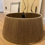 Jute/linen pendant light