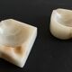 Vintage playing cards onyx ashtrays
