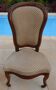 Chaise basse d'époque louis philippe en bois de qualité excellent etat