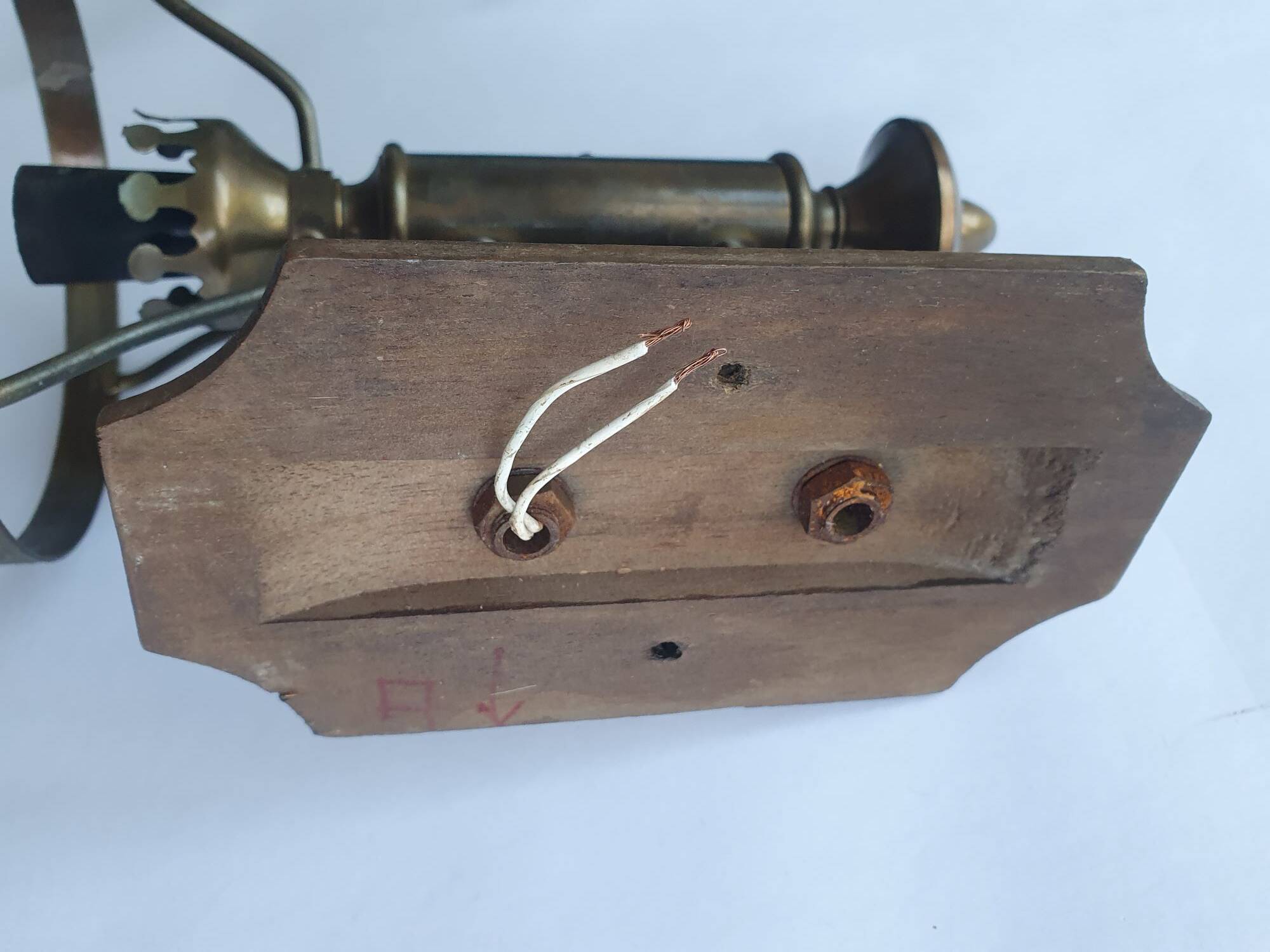 Pair of large vintage wall sconces