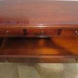 Rare - 6 drawer chest of drawers - mahogany - Louis xvi style - spinning top feet