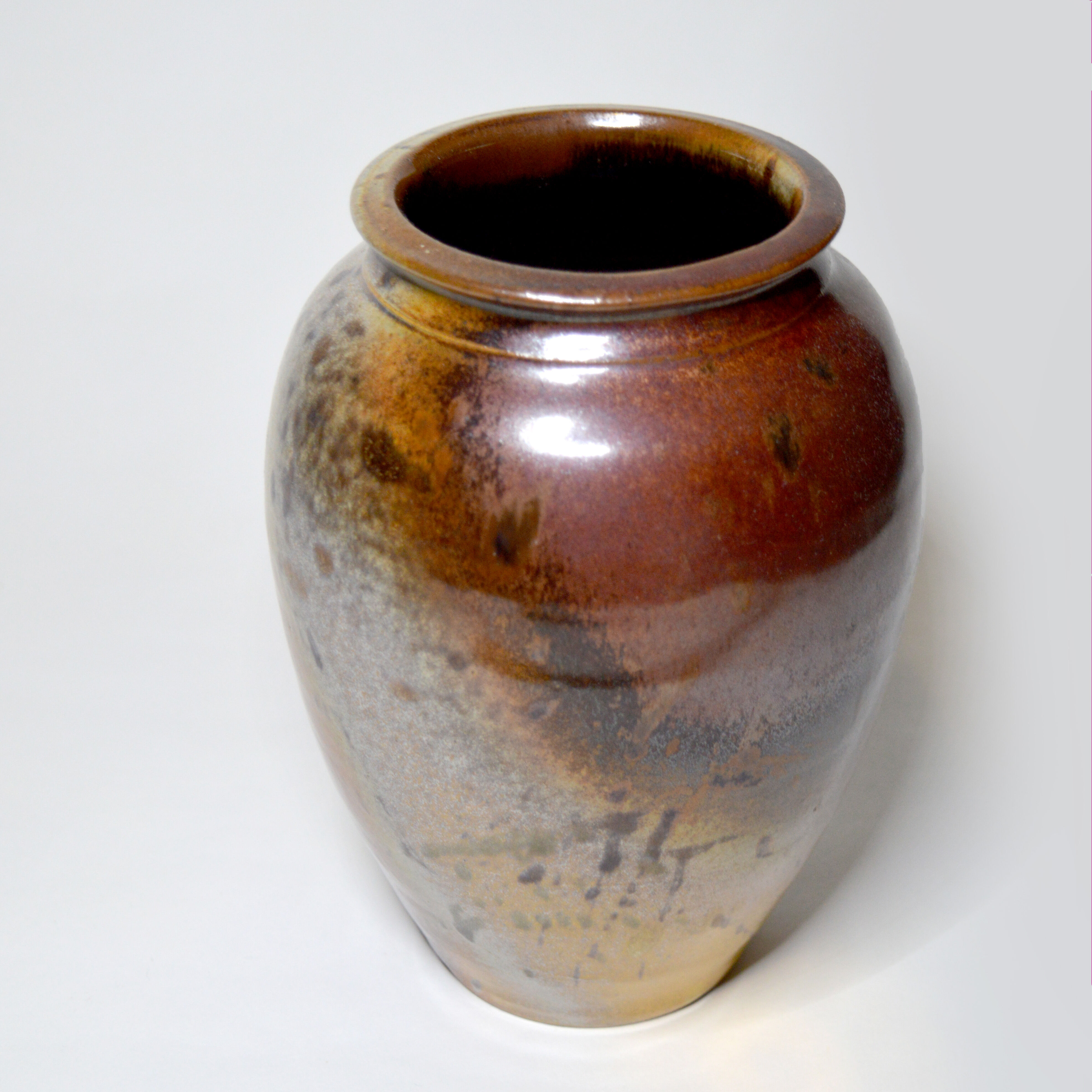 Puisaye sandstone vase by André Nault