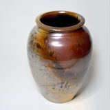 Vase en grès de Puisaye, André Nault