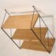 Wall shelf solid oak