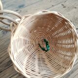 60s rattan pendant light