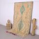 Peach & Turquoise vintage moroccan rug 143 x 249 cm - Berber Rug Handmade