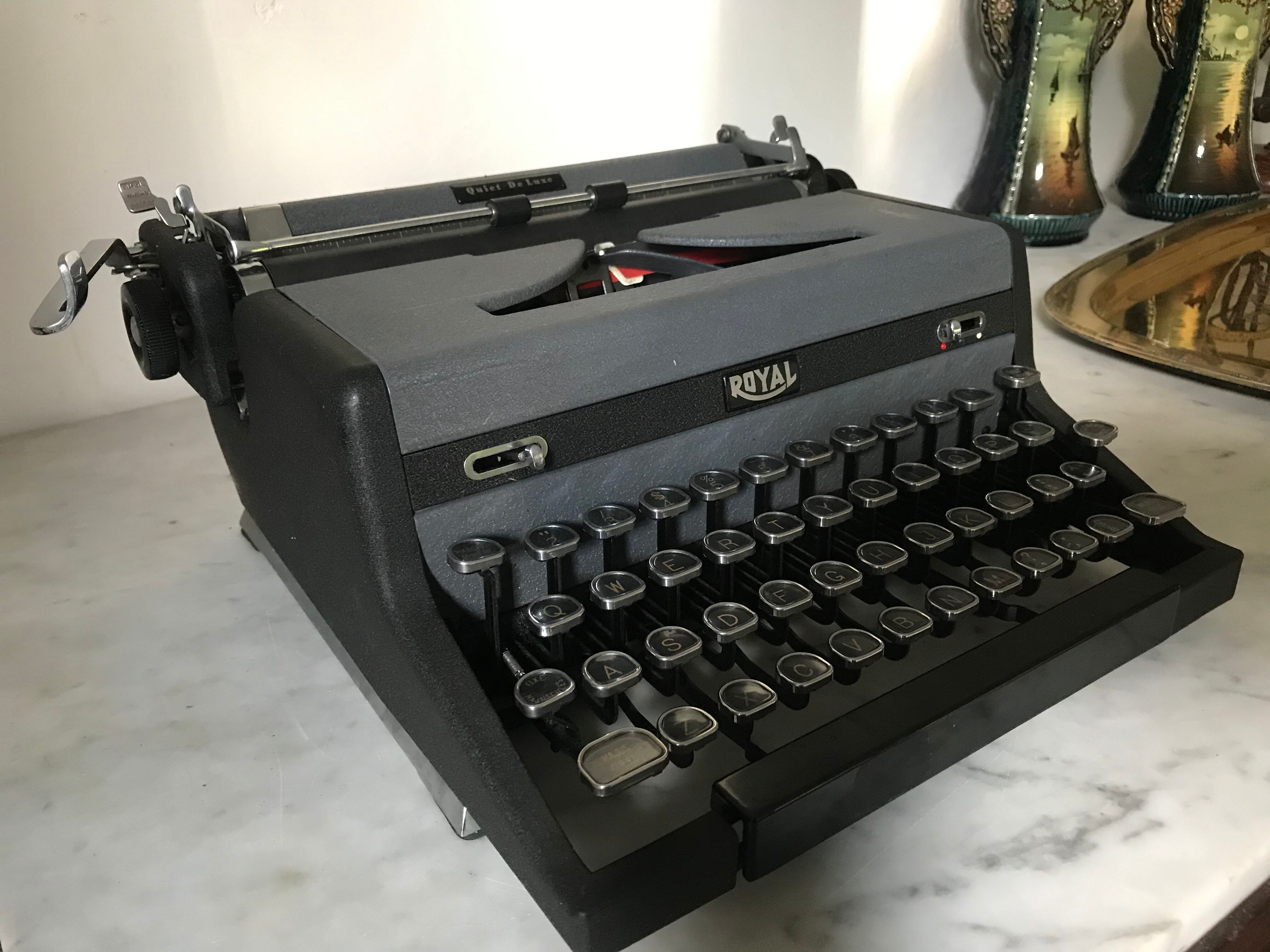 Royal typewriter, circa 1940