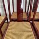 Set of 7 lacquered and caned chairs 1980 MONTINA SPA Italy