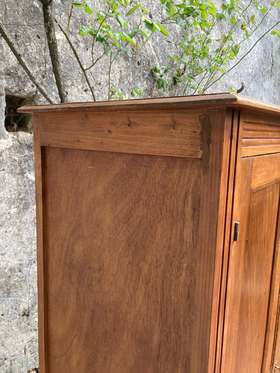 Small antique wardrobe in Art Deco style