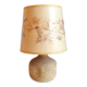 Sand-colored stone lamp