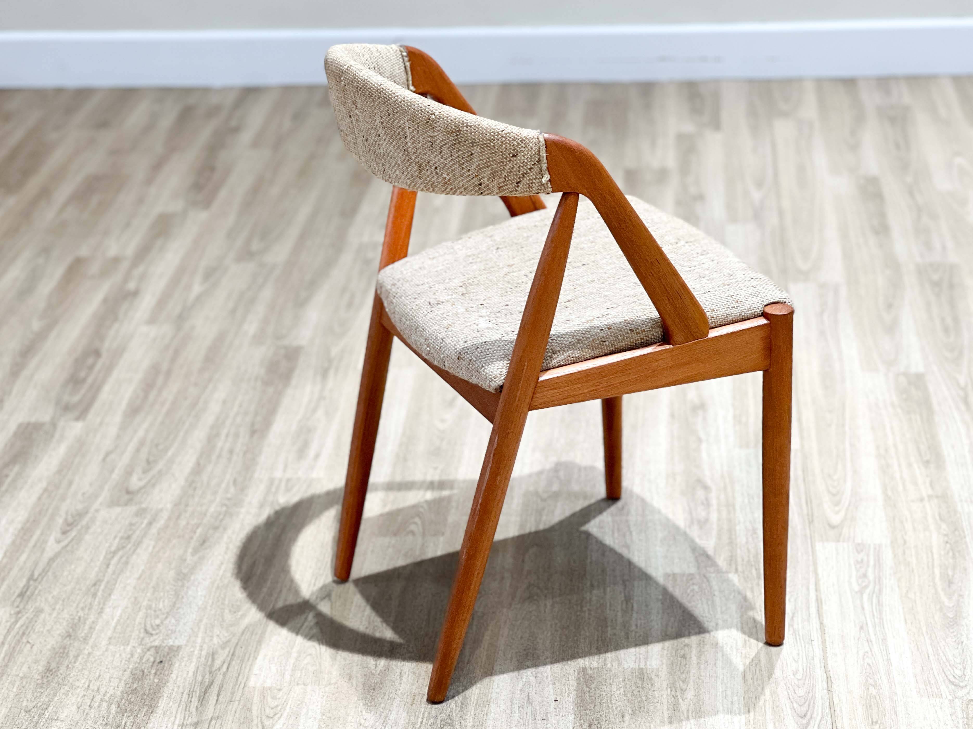 Set of six teak dining chairs by Kai Kristensen (Model 31)