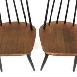 Set of 2 Scandinavian "Fanett" chairs by Ilmari Tapiovaara, Sweden, 1960