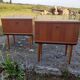 Pair of antique bedside tables