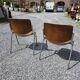 Paire de chaises "DSC 106" par Giancarlo Piretti pour Castelli, 1960