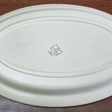 Saint Amand earthenware serving dish, eglantine model