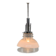 1960's Murano glass & chrome pendantby Mazzega, Italy