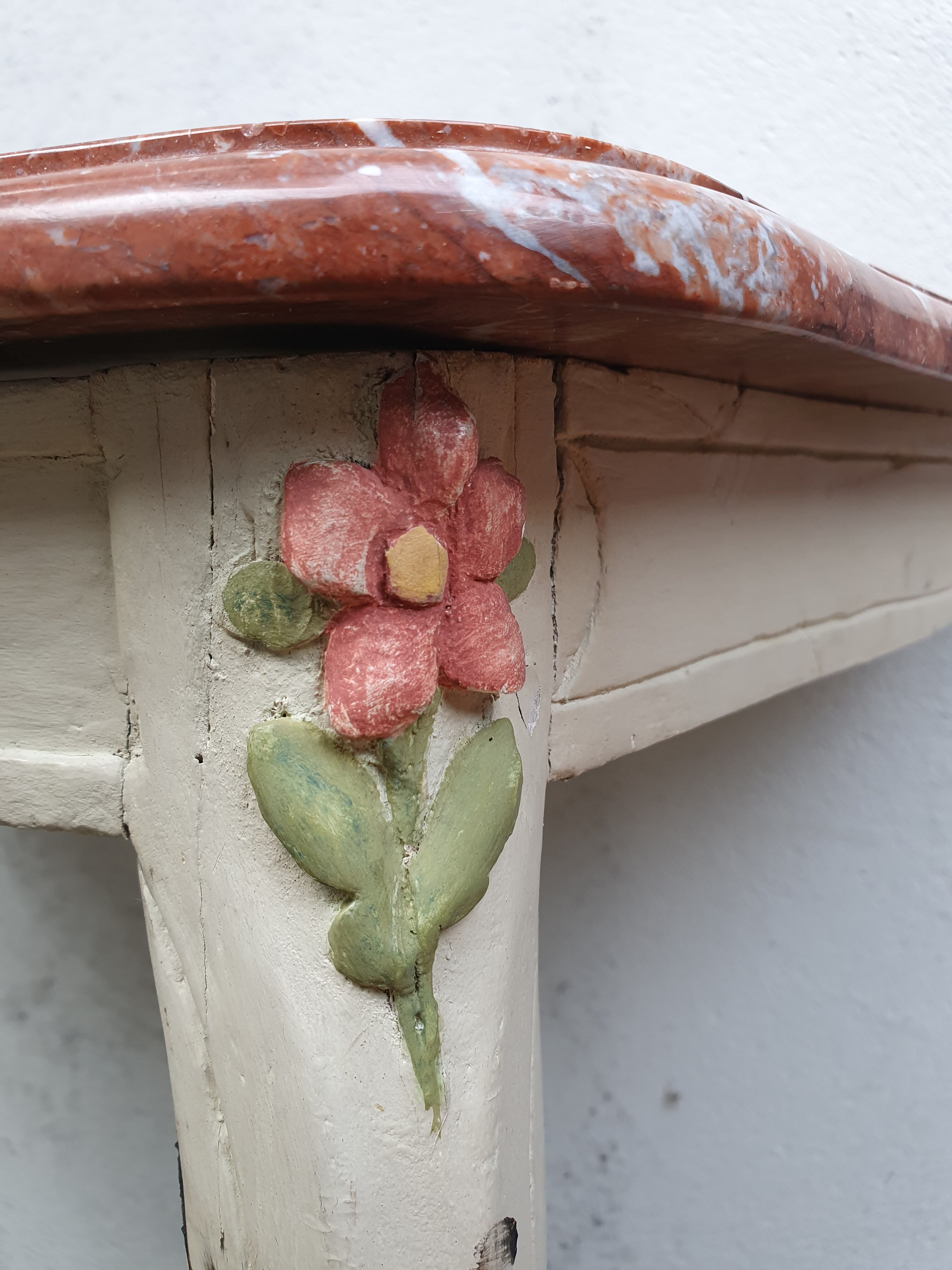 Louis XV style console - painted wood - 20th