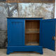 Royal blue handcrafted sideboard