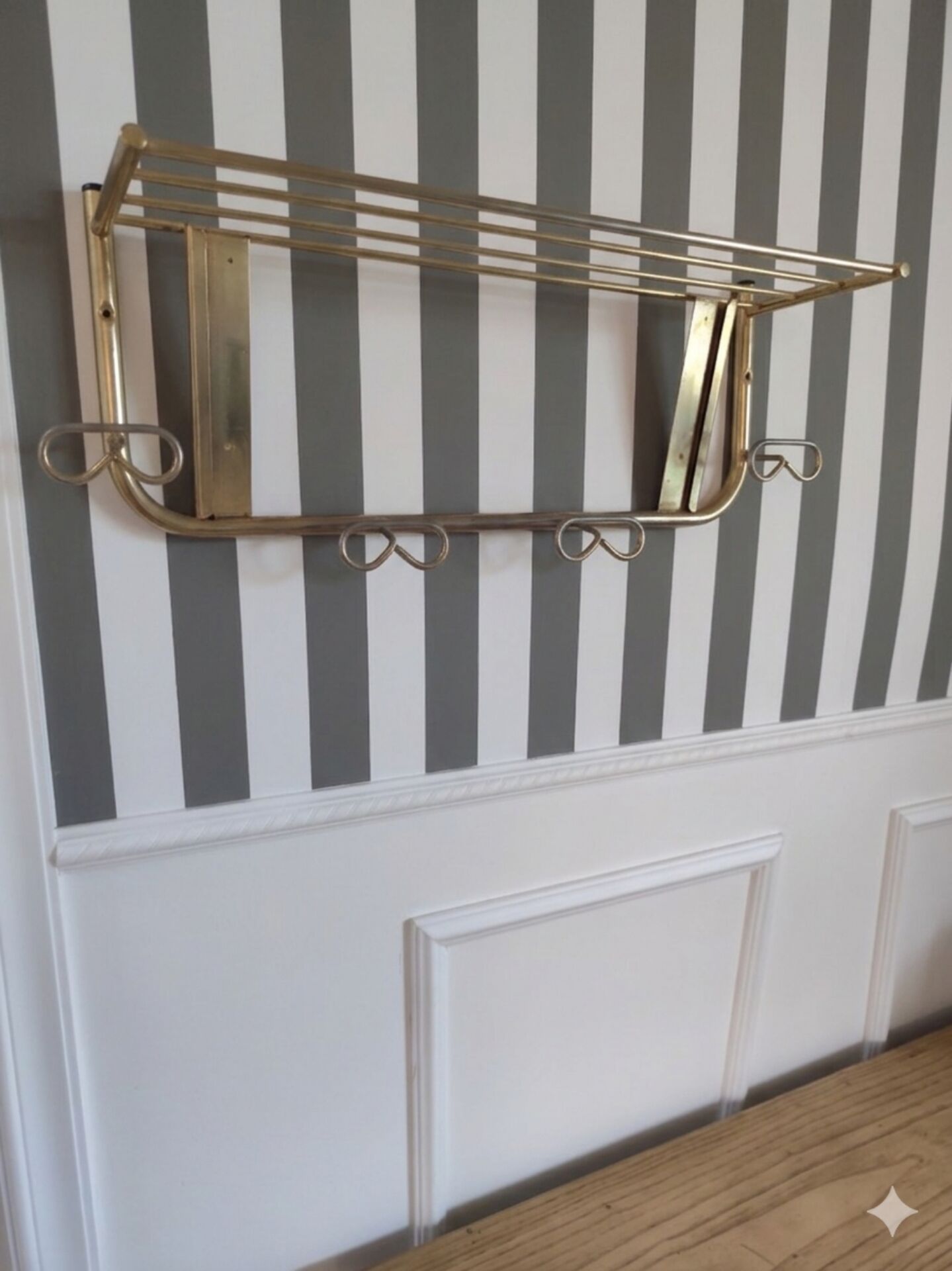 1960s/70s wall coat rack