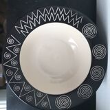 Scraffito Habitat Japan 1980 soup plates