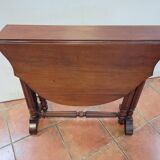 Table get leg en acajou