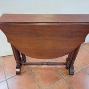 Table get leg en acajou