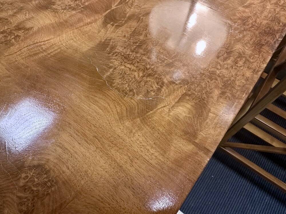 Art Deco dining / conference table / desk, Harry & Lou Epstein attributed