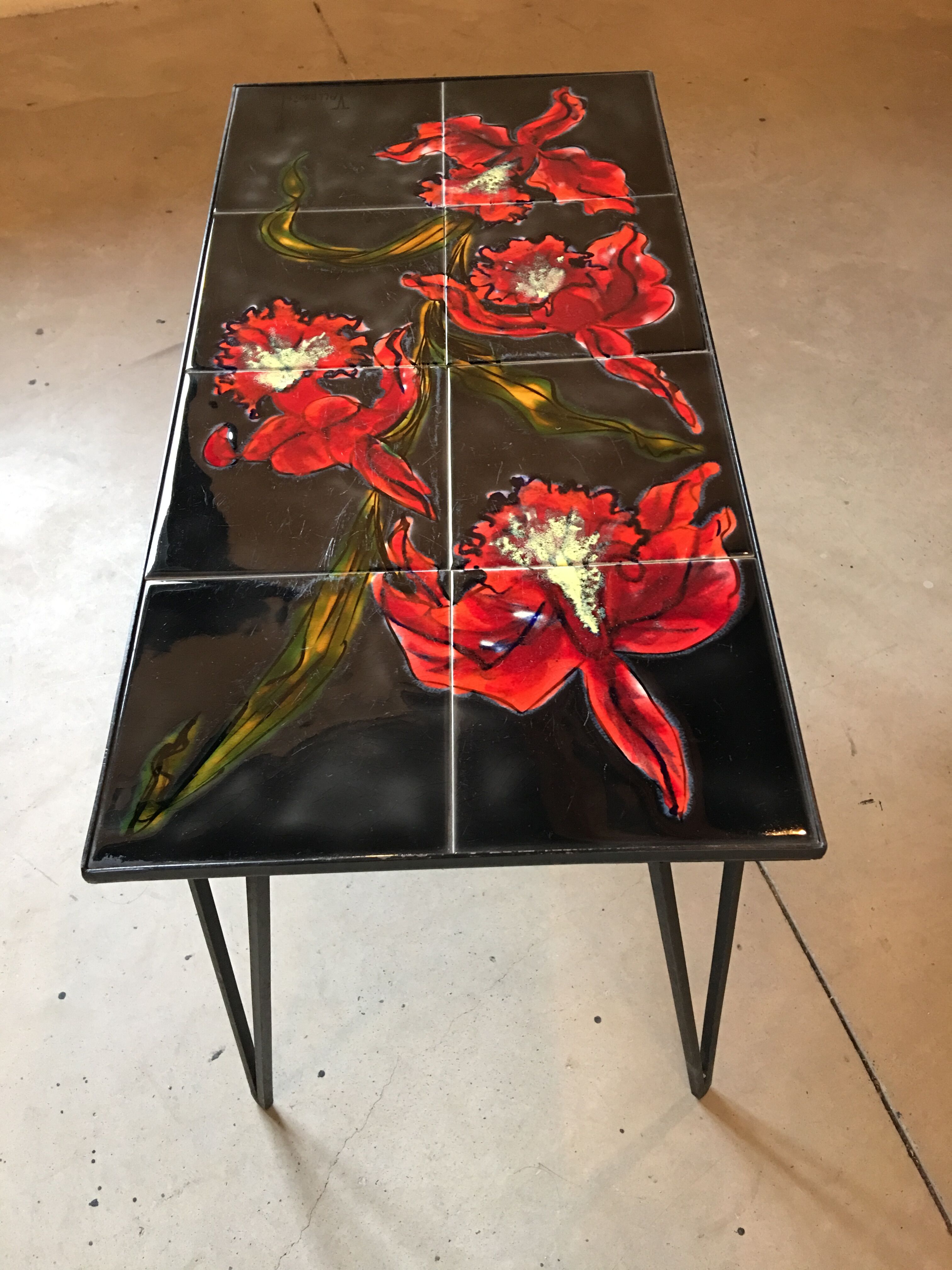 Table basse Vallauris années 50 60