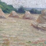 Impressionist painting The Millstones XIXth