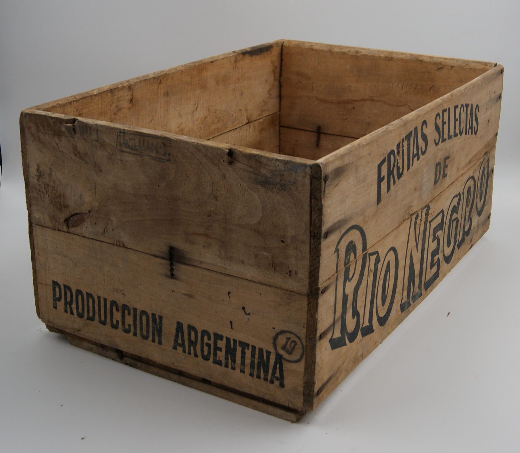 Vintage fruit wood box