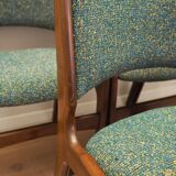 Set of six mahogany chairs, Danish design, 1970s, designer: Henning Kjærnul